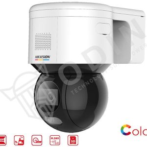 Hikvision DS-2DE3A400BW-DE(F1)(T5) Telecamera PT Colorvu con microfono 4 Megapixel IP66 con allarme acustico e altoparlante