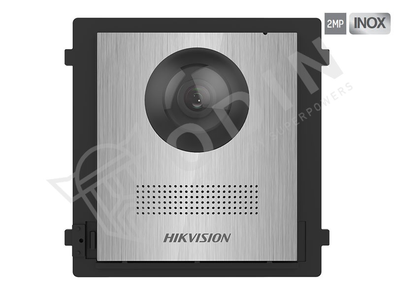 Hikvision DS-KD8003-IME1(B)/NS Unità principale con telecamera 2 MP senza pulsante in acciaio inox - immagine 2