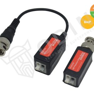 Provision PTR-101V-HD-8 Coppia trasduttori passivi balun 1Ch 4 in 1 (AHD / CVI / TVI / CVBS) fino a 8 Mpx