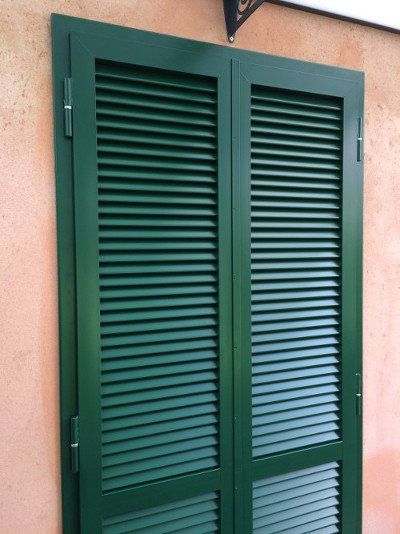 Persiana Portafinestra stecca ovalina 2 ante 120x200 - immagine 4
