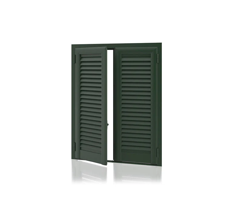 Persiana Portafinestra stecca ovalina 2 ante 120x200 - immagine 8